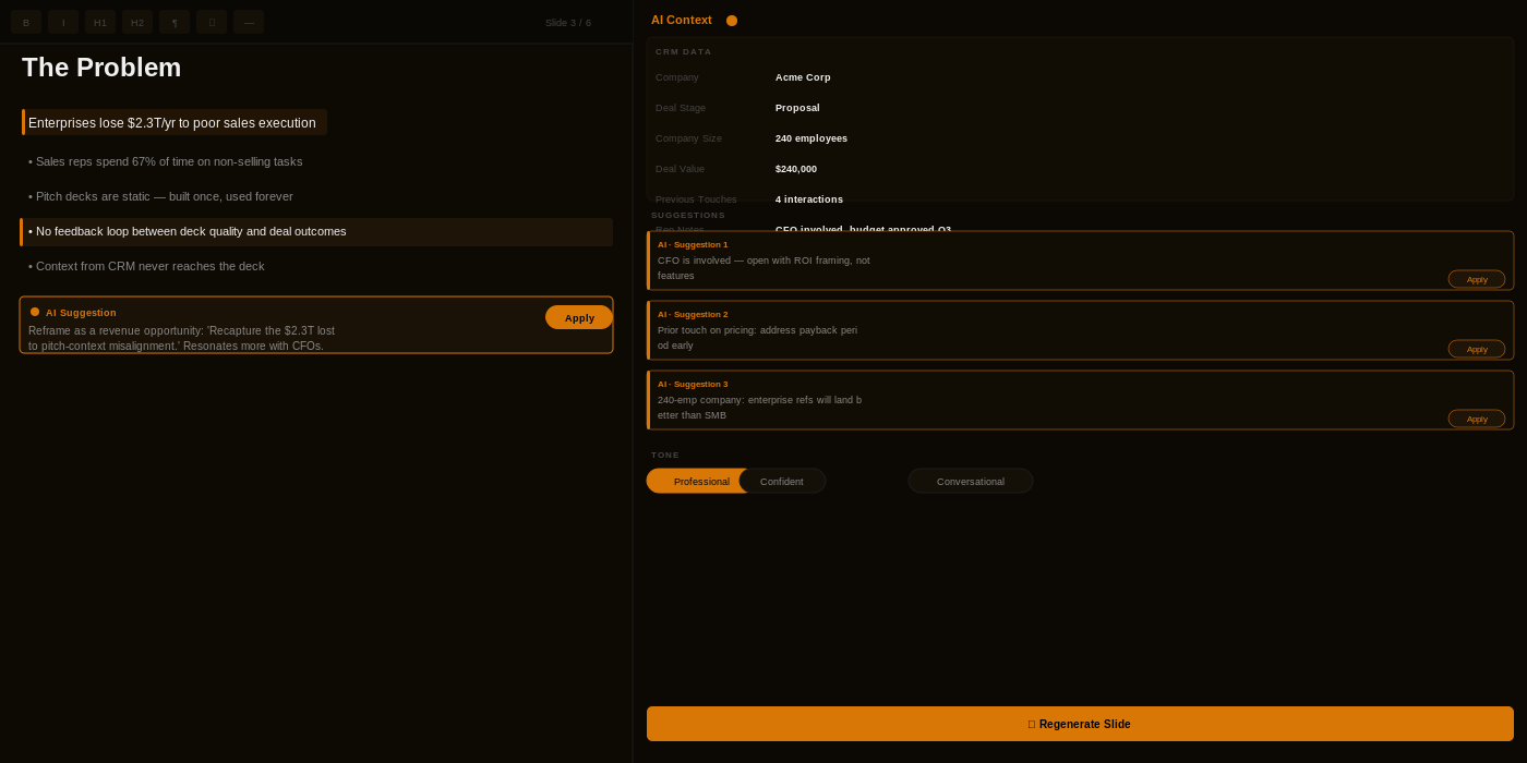 AI Pitch Generator